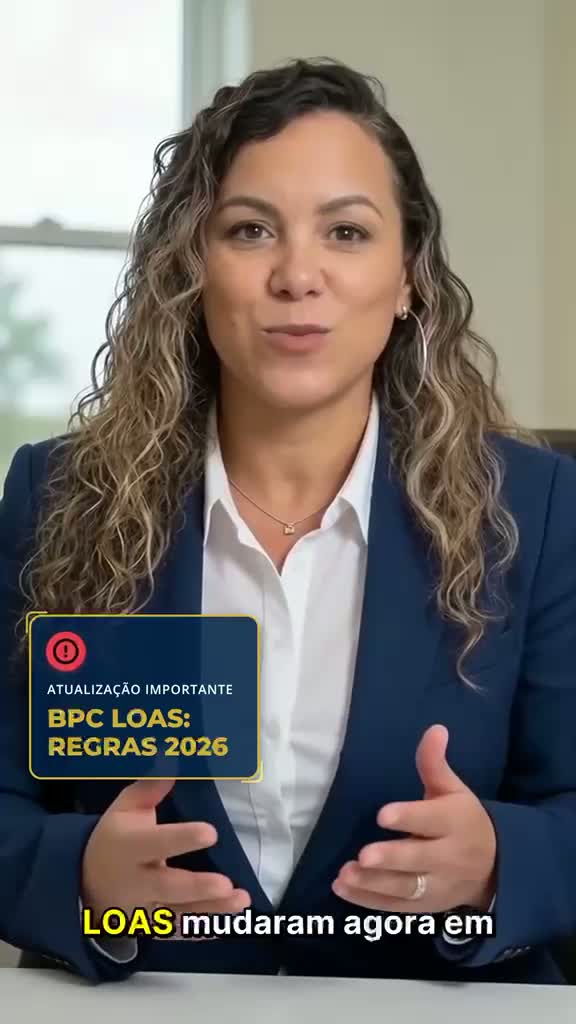 BPC/LOAS: regras 2026